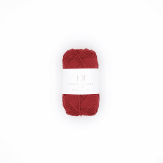 8/8 Bio-Baumwollgarn - Dark Christmas Red