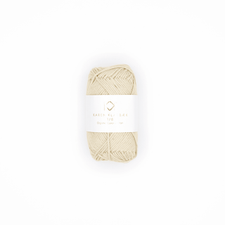 8/8 Bio-Baumwollgarn - Warm Nature White